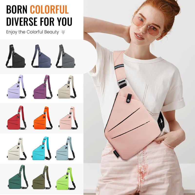 WANDER PLUS ® Anti Theft Crossbody Bag, Shoulder Bag Anti-theft Design for Travel, Sport, Work - Image 4